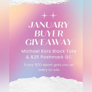 ✨January Buyer Giveaway ✨